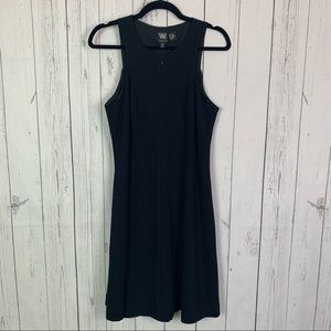 Worth | sleeveless black zip up dress
